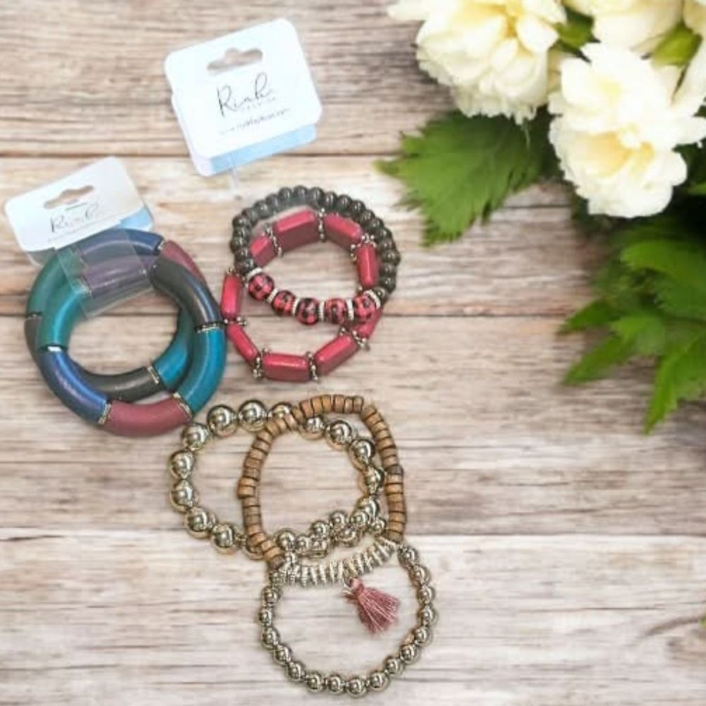 Multicolor Beaded Bracelet Set – Mix, Match & Stack
